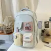 Nueva Mochila Escolar Estilo 2026 para Mujer, Estilo Ins Dopamina Color Sólido Simple Gran Capacidad Juego de Mochila de Dos Piezas para Estudiantes de Primaria y Secundaria