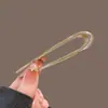 Grampo de Cabelo Dourado em Forma de U de Alta Qualidade para Penteados de Coque, Novo Modelo 2026, Simples Moderno Acessório de Cabelo