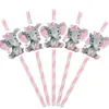 Adornos para pastel de elefante 10 piezas decoración de fiesta palillos de fruta desechables insertos para bocadillos de cóctel
