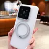 Adecuado para funda de teléfono Xiaomi 14 Pro, cubierta protectora, soporte de cinco unidades, accesorios para teléfono, color sólido, funda de teléfono minimalista