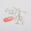 Pegatinas de uñas con forma de diamante de fondo plano transparente, con forma especial de diamante, largas, con forma de gota de agua y lentejuelas de estrella, para decoración de uñas DIY, pegatinas de joyería para decoración de uñas.