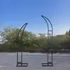 Accesorios de Boda Arco de Hierro Soporte para Flores Puerta de Cuerno de Toro Puerta de Hierba Oveja de Boda Puerta de Cuerno Adornos de Exterior Arte Floral