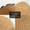 Sombrero de Paja para Mujer, Protección Solar, Sombrero de Sol para Playa, Diseño Tejido Hueco Transpirable, Hace que la Cara se Vea Más Pequeña, Sombrero de Cubo, Versátil