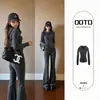 Conjunto deportivo ajustado y adelgazante 2026 nuevo para mujer, conjunto de sudadera con capucha y pantalones largos para otoño e invierno, conjunto de alta gama y versátil