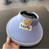 Bonito Sombrero de Sol de Oso para Niños Verano Protección Solar Sombrero de Sol para Exteriores Protección UV para Bebés y Niños Gorra Superior Transpirable
