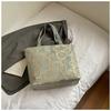 Nova Bolsa de Mão Bordada Grande Capacidade Estilo Chinês Bolsa de Ombro 2026 Nova Moda Transfronteiriça Tecido Jacquard Bolsa Tote de Ombro Tendência