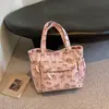 Bolsa de Ombro Única Estilo Delicado Feminino Estampa de Borboleta Huhu Leitoso Atmosfera Doce Bolsa de Compras para Festa de Estudante