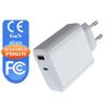 GaN nitreto de gálio PD65W europeu CE Mobile Phone Charger cabeça de carregamento rápido adequado para Apple 15 Notebook Power Supply KC