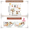 Uma Variedade de Adesivos de Parede Temáticos de Animais de Desenho Animado para Quartos de Crianças, Salas de Estar, Quartos e Decorações de Parede de Fundo para Casa, Adesivos de Parede Autoadesivos