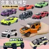Simulação Transfronteiriça Liga de Alumínio Modelo de Carro Off-Road Enfeites Esportivos Infantis Carro de Puxar de Liga Presente para Menino