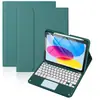 Funda Teclado Bluetooth para iPad 11ª Gen A16 Carcasa para Tableta Apple Air 11 Adecuada para M3 Táctil Funda de Cuero Retroiluminada