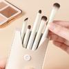 Set de Brochas de Maquillaje Cangzhou Brocha para Sombra de Ojos Brocha de Hoja Brocha para Rubor Contorno Iluminador Sombra para Nariz Brocha para Principiantes