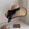 Sombreros de Paja para Playa de Verano al por Mayor, Sombreros de Protección Solar de Ala Ancha, Sombreros de Sol para Mujer, Adecuados para Salidas, Sesiones de Fotos y Viajes
