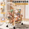 Caja de Almacenamiento Transparente para Juguetes y Snacks Infantiles, Caja Ciega Extra Grande, Figuras Lindas, Accesorios Hechos a Mano, Contenedor de Almacenamiento de Plástico