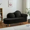 Sofá Bege para Apartamentos Pequenos, Sofá de Sala, Sofá de Tecido Moderno para Lojas de Roupas e Pousadas, Sofá Preguiçoso