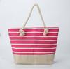 Nueva Bolsa de Playa Transfronteriza Rayada Exportación Bolso Casual Amazon Bolso de Axila Bolso de Hombro para Mujer Bolso de Lona para Mujer