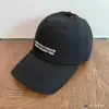 Gorra de Béisbol Minimalista de Secado Rápido para Mujer, Gorra de Verano Street Fashion con Bordado de Letras para Protección Solar, Versátil para Sesiones de Fotos