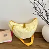 Bolsa Feminina Transfronteiriça, Bolsa Transversal Simples e Fashion de Dumpling, Bolsa Transversal Leve de Grande Capacidade, Bolsa de Ombro para Estudante, Bolsa Versátil para Fitness