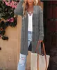 En Stock Prendas de Punto de Exportación Europea y Americana Otoño e Invierno 2026 Suéter Largo de Punto Trenzado para Mujer Nuevo Producto de Amazon Cárdigan de Botones Moderno