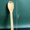 Espátula de madera Utensilios de cocina de madera Cuchara de madera Cocina Cuchara sopera de madera Sartén antiadherente Juego de espátula Espátula de mango largo Herramientas de cocina que se pueden bajar