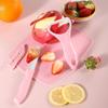 Juego Cerámico de Tres Piezas para el Hogar, Cocina y Dormitorio: Tabla de cortar, Cuchillo para frutas, Tabla de cortar simple multifuncional, Set de peladores