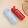 Termo Mini Simple de Acero Inoxidable 304 Portátil para Exteriores Taza de Bolsillo para Hombres y Mujeres Estudiantes Tapa de Rebote Doble Capa Taza de Agua