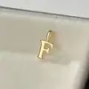 Plata S925 Colgante Individual Transfronterizo Pulsera de Letras DIY Collar Chapado en Oro de 14K Accesorios de Colgantes Simples Compactos