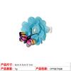 Accesorios para el cabello nuevos de Amazon europeos y americanos venta caliente pasador de mariposa flor artificial hecha a mano clip de pico de pato multicolor para niños tocado