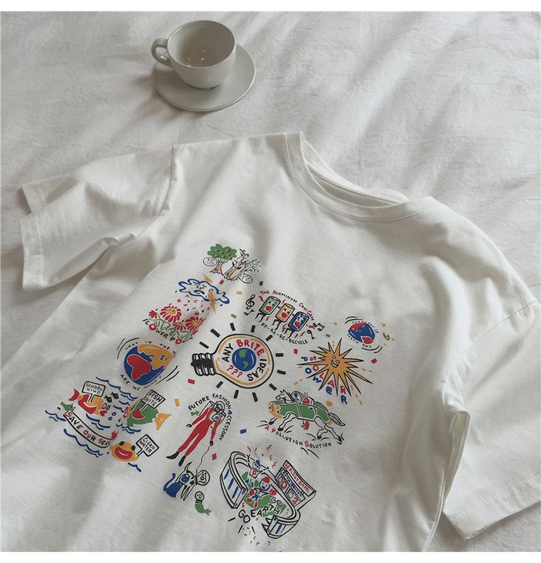 帮手描述图：【官方图】340#2020夏季新款短袖T恤-14