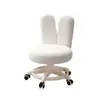 Silla Estilo Crema Orejas de Conejo Silla para el Hogar Manicura Belleza Silla Giratoria de Recepción Respaldo Taburete de Barra Silla de Barra Taburete de Lujo Ligero