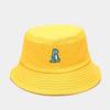 Sombrero de pescador estilo coreano con estampado de dinosaurio pequeño y lindo para hombres y mujeres, estudiantes, para exteriores, informal, para el sol, de moda.