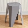 Banco de Plástico da Moda Doméstico Adulto Espessado Quadrado Banco Simples Sala de Estar Empilhável Banco de Mesa de Jantar Reserva Criativo Novo Produto