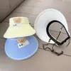 Sombreros Personalizados de Protección Solar para Niños, Sombreros de Sol de Verano para Niños y Niñas, Sombreros de Ala Ancha con Forma de Oso, Etiquetado Transfronterizo