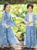 Nuevos conjuntos Hanfu diarios de otoño para niños y niñas, traje Tang mejorado de estilo chino tradicional para niños, disfraz antiguo súper etéreo para actuaciones