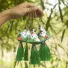 Bolsa com expressão facial fofa do Festival do Barco-Dragão sachê de zongzi triangular atividade de jardim de infância centro comercial presente pingente de sachê de artemísia