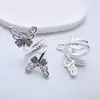 Contas Espaçadoras Torcidas Banhadas a Ouro Microincrustadas Cor Zircônia Preservada Pulseira Colar Borboleta Acessórios de Joias DIY Materiais para Miçangas