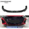 Adecuado para Audi A3 de 21-24 años parachoques delantero A3 cambiado a conjunto de parachoques delantero RS3 red central de panal kit de cerco grande