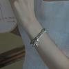 Pulsera de Bambú de Estilo Chino Nuevo para Mujer Diseño Nicho Ins Pulsera de Jade Hetian Imitación Bambú Vintage Estilo Nuevo de Alta Gama