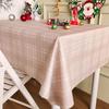 Mantel de Navidad Estilo Ins Estilo Japonés Estilo Navideño Atmósfera Mantel Redondo Mesa Rectangular Tela Decorativa Tela de Fondo para Fotos