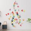Borboleta de Papel Perolado Recortada Estéreo 3D Decoração de Casamento Feriado Adesivos Quarto Sala de Estar Adesivos de Parede Criativos DIY