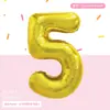 Producto Nuevo 16 pulgadas Versión Americana Globos Digitales Decoración de Escena para Fiesta de Cumpleaños Fabricante de Globos de Papel de Aluminio Venta al por Mayor