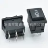 Kcd1 Preto 6 Pinos 3 Velocidades Interruptor em Forma de Barco Interruptor de Dispensador de Água Interruptor Basculante Americano Certificado Etl/Ul