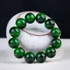 Preço de Atacado de Pulseiras de Madeira Sangue de Dragão de Grão Liso Totalmente Oleadas, Contas Budistas de Madeira Âmbar Semente de Pinheiro de Agarwood do Nordeste Translúcidas para Homens e Mulheres