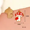 Pintura de Acción de Gracias Decorativa DIY Colgante Pequeño Pavo Hoja de Arce Aleación Gota de Aceite Colgante de Collar Bolsa Accesorios Transfronterizos