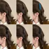Peine Pinza para el Cabello con Moño Estampado de Leopardo, Peine de Alta Gama Exquisito, Accesorio de Pasador para Flequillo Lateral de Corona Alta