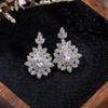 Aretes Retro de Aleación de Alta Gama de Venta Caliente Aretes Elegantes de Moda de Celebridad de Internet Aretes de Lujo para Mujer de Mediana Edad con Gota de Agua y Lunares