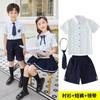 Ropa de Jardín de Infancia para el Verano Ropa para Foto de Graduación Ropa de Moda Estilo Británico para Niños Uniforme Escolar Primaria Conjunto de Primer Grado