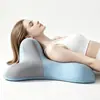 Almohada para acostarse estilo Douyin, almohada de soporte para el cuello para la cama, almohada con soporte para teléfono, almohada multiusos para acostarse
