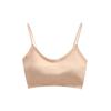 Ropa interior fina de verano para mujer, con copa fija de aire sin dejar rastro, hermosa espalda envuelta, pecho sexy de seda de hielo, antiluz, tubo deportivo, venta al por mayor