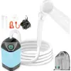 Dispositivo de Ducha Portátil para Exteriores para Dormitorios y Uso Doméstico, Cabezal de Ducha Simple con Bomba Eléctrica de Agua y Bomba Autocebante